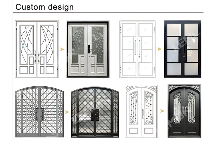 Iron Front Entry Door