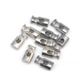 30pcs/lot oval metal alloy stoppers toggle cord locks Drawstring lock 5mm one hole shiny silver, black STP-004