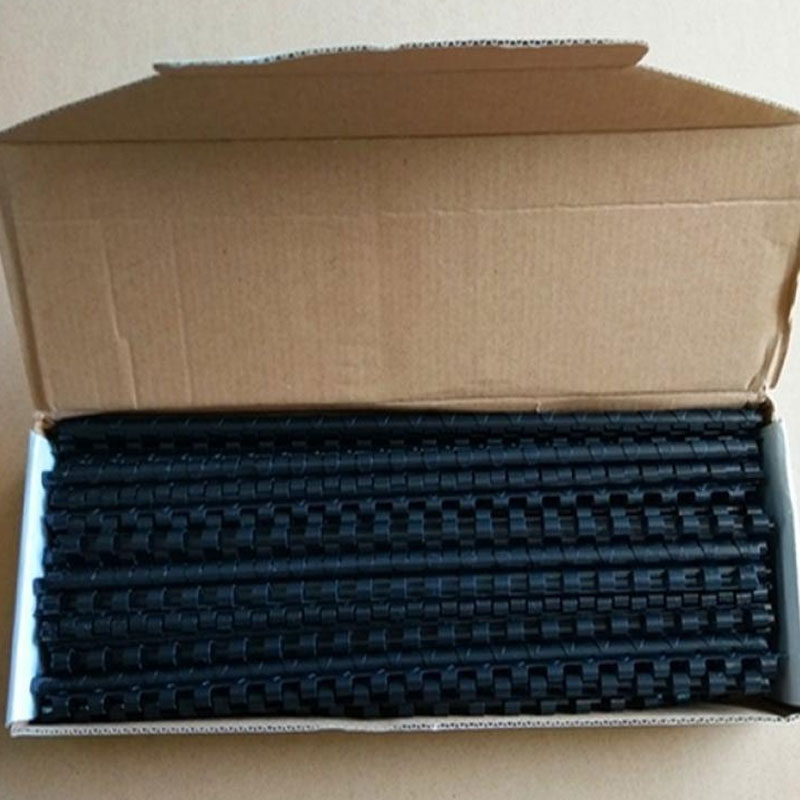30Pcs/Lot A4 Manual Plastic Binder Rubber Ring 21 Hole Loose-Leaf Notebook Contract Comb Binding Machine Special Learning Office