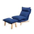 Blue With Ottoman