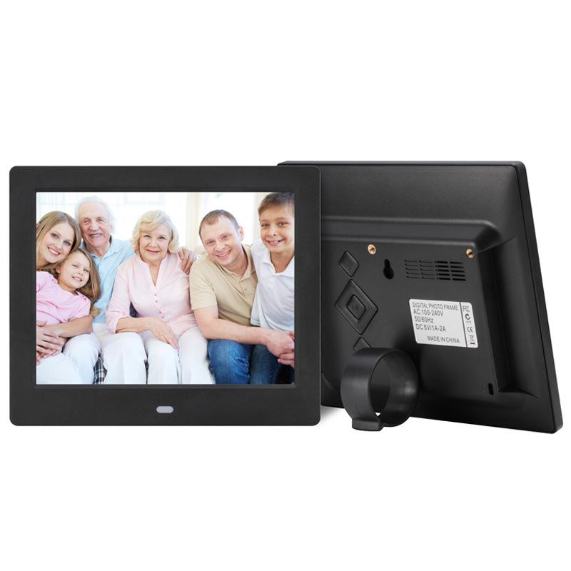 EastVita 8 Inch Inch Digital Photo Frame LED Backlight 1024*768 Screen Electronic Album Picture Music Video