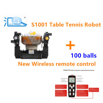 HUIPANG S-1001 Table Tennis Robot/Machine Portable Economical Mulfunctional Good Partner For Practice