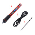 Adjustable Temperature USB Soldering Iron 5V 10W Digital LCD Solda Solder Iron Soldeerbout Fer a Souder BGA Welding Tools