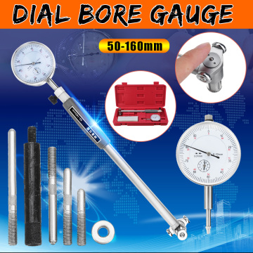 Dial Bore Gauge 50-160mm 0.01mm Metric Cylinder Internal Small Inside Measuring Probe Gage Dial Indicator Precision Measuring