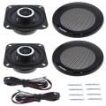 2pcs 280W 4 Inch Car HiFi Coaxial Speaker Vehicle Door Auto Audio Music Stereo Full Range Frequency Speakers for Cars