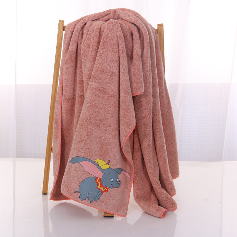 70x140cm disney Dumbo blankets boys girls blankets Throw Flannel Towel Microfiber Cleansing Care Makeup Remover Wipes sheet