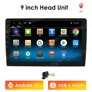 9inch Universal Car GPS Multimedia Player for Android 10 with Wifi bluetooth Navi Radio Player QUAD CORE no canbus