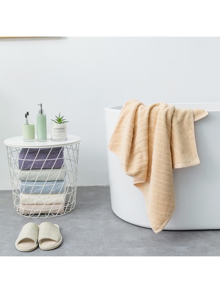 3 Pcs Breathable Absorbent Bathroom Beach Bath Sheet Face Towel Square Towel Set D08F