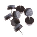 8Pcs 20mm 24 mm Round No-noise Furniture Table Chair Feet Legs gaskets Glides Skid Tile Felt Pad Floor Nail Protector