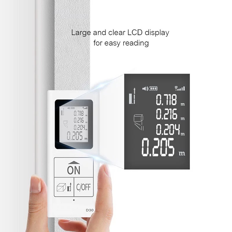 USB Charging Laser Distance Meter Home Multiple Measurement Laser Rangefinders