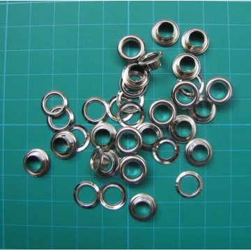 1000sets 6mm hole Eyelets for Apparel and Scrapbook metal eyelets for garment eyelet for bags