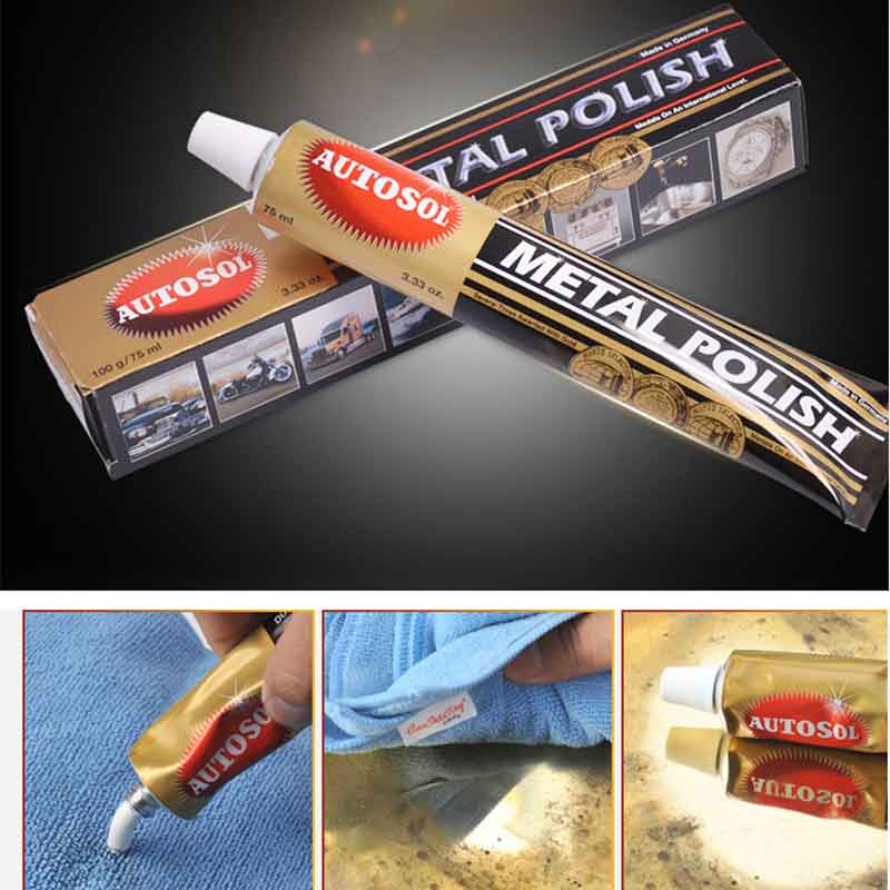 New 1PC 75ml 100g Autosol cream Knife machine polishing wax mirror metal stainless steel watch polishing paste