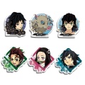 Demon Slayer Kimetsu Ghost Blade Kidney Bean Cosplay Badge Cartoon Collection Backpacks Bags Button Anime Brooch Pin Gift