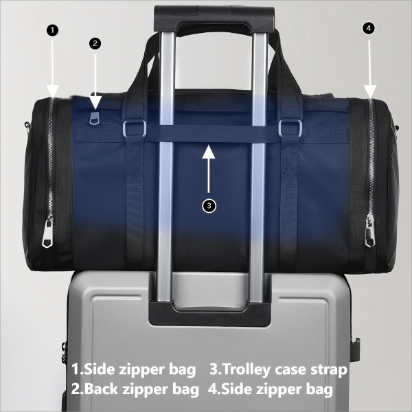 Men's fashionable travel waterproof handbag