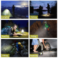T20 Portable LED Camping Light Working Light Outdoor Tent Light Handheld Flashlight USB Rechargeable Waterproof Search Light