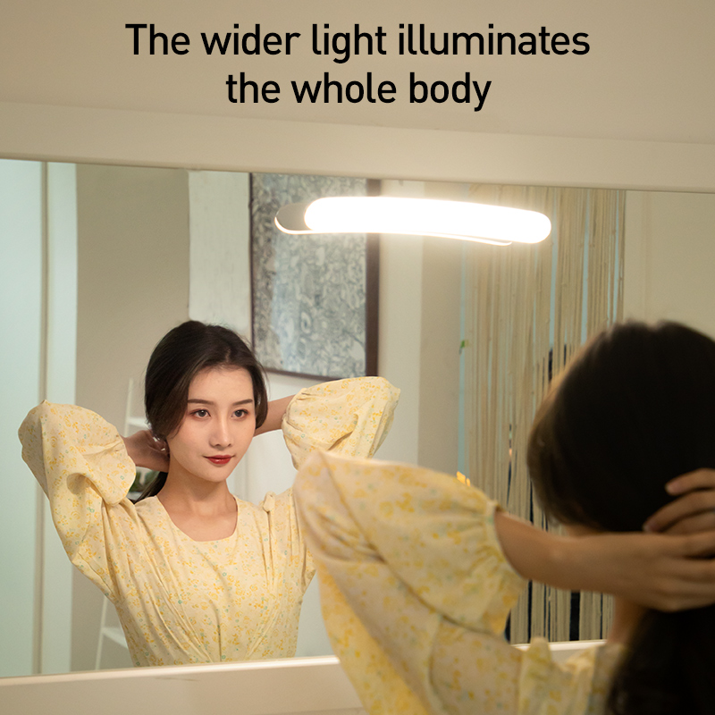 Baseus LED Mirror Light Dressing Table Makeup Light For Bathroom Adjustable Touch Make up Mirror Lamp Desk Wall Vanity Lights