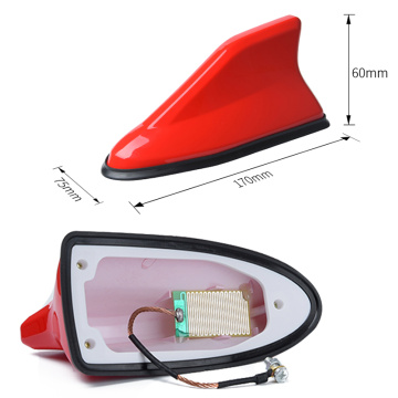 Car Shark Fin Antenna FM Signal Amplifier Car Radio Signal Aerials Roof Antennas Universal For KIA HYUNDAI RENAULT TOYOTA