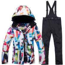 Thick Warm Women Ski Suit Waterproof Windproof Skiing Snowboarding Jacket Pants Set Women Winter Snow Wear Suits High Quality
