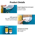 Single Barrel Cereal Machine Grain Dispenser Oat Storage Tank Wall-mounted Food Storage Container Multi-grain Storage Container