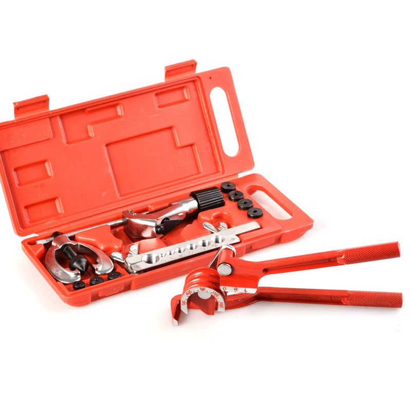 Brake Pipe Flaring Tool Kit Line Plumbing With Aluminum 3-In-1 180 Degree Tubing Bender Cutter Promotion