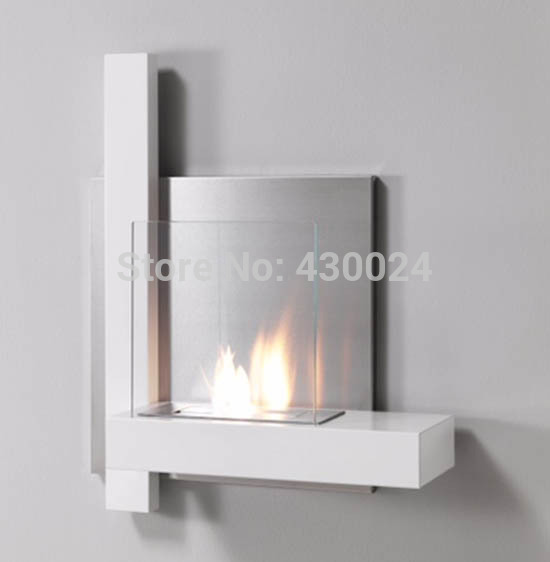 Redooflame Bio ethanol fireplace VOG81S with stainless steel bio ethanol burner wall mounted model
