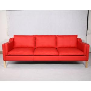 Borge Mogensen 2213 3 Seater Leather Sofa Replica