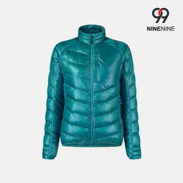 Trendy Women`s Stand Collar Insulated Down Coat