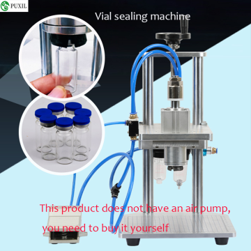 Pneumatic Oral Liquid Penicillin Antibiotic Injectable Bottle Capper Aluminum Plastic Glass Vial Crimper Capping Machine