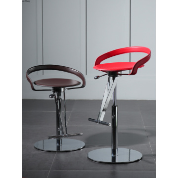 Nordic Luxury Bar Chair Bar Stool Restaurant Furniture Modern Minimalist High Chair Lift Bar Stool Creative High Stool