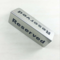 Hotel 3D Table Sign Stainless Steel Table Sign Reserved for Special Guests Restaurant Takeaways Double Sided Cafe Reusable Bar