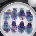 1PC Natural Crystal Fluorite goldfish Ornaments Quartz Mineral Jewelry Modern Home Decoration Stone Crafts Holiday Gift