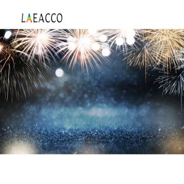 Laeacco Glitter Fireworks Firecracker Polka Dots Light Boekh Party Baby Photographic Background Photo Backdrops Photo Studio