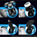 Floating Triple Blade Electric Shaver for Men Washbale Razor Rechargebale Shaving Machine USB Charging Beard Trimmer 40D