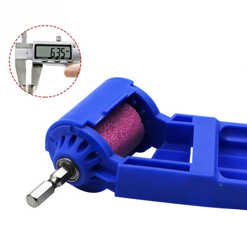 2-12.5mm Portable Drill Grinder Bit Sharpener Straight Shank Corundum Grinding Wheel for Drill Sharpener Power Tool
