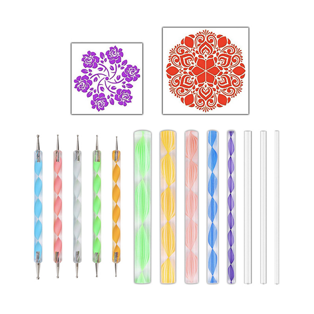 33pc Sculpting Craft Draw Tools For Nail Art Mandala Painting Rocks Embossing Pattern Clay Dotting Tools Pottery & Ceramics Tool