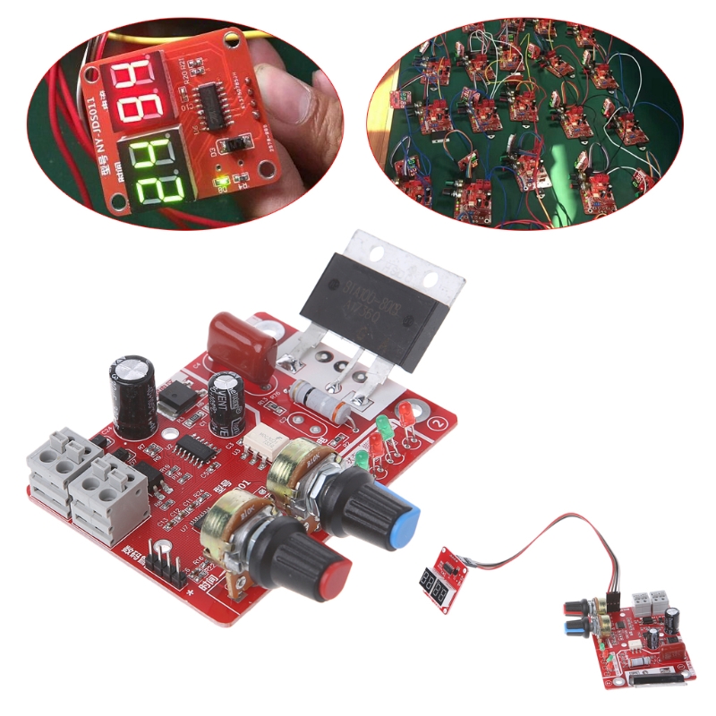 Spot Welder Time Control Board 100A Updating Current Controller with Digital Display