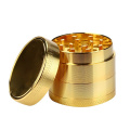 Zinc Alloy Metal Tobacco Grinder 4 Layer Manual Mini Handmade Herb Spice Grinder Smoke Tobacco Crusher