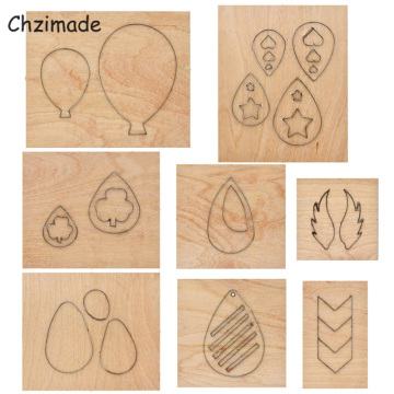 Chzimade Balloon Angel Wings Metal Leather Cutting Dies Wooden Mold For Dies Cutter Machine Punching Mould Diy Leather Crafts