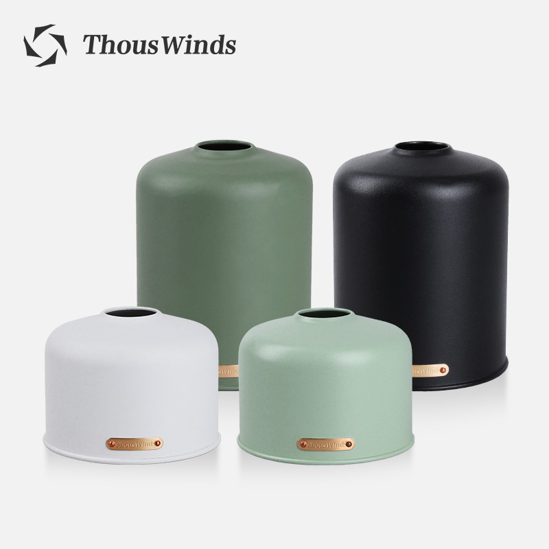 Thous Winds 450/230g Gas Canister Metal Cover Protector Outdoor Camping Gas Fuel Cylinder Storage Bag Canister Cover Protector