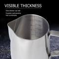 Stainless Steel Frothing Coffee Pitcher Pull Flower Cup Cappuccino Milk Pot Espresso Cups Latte Art Milk Frother Frothing Jug