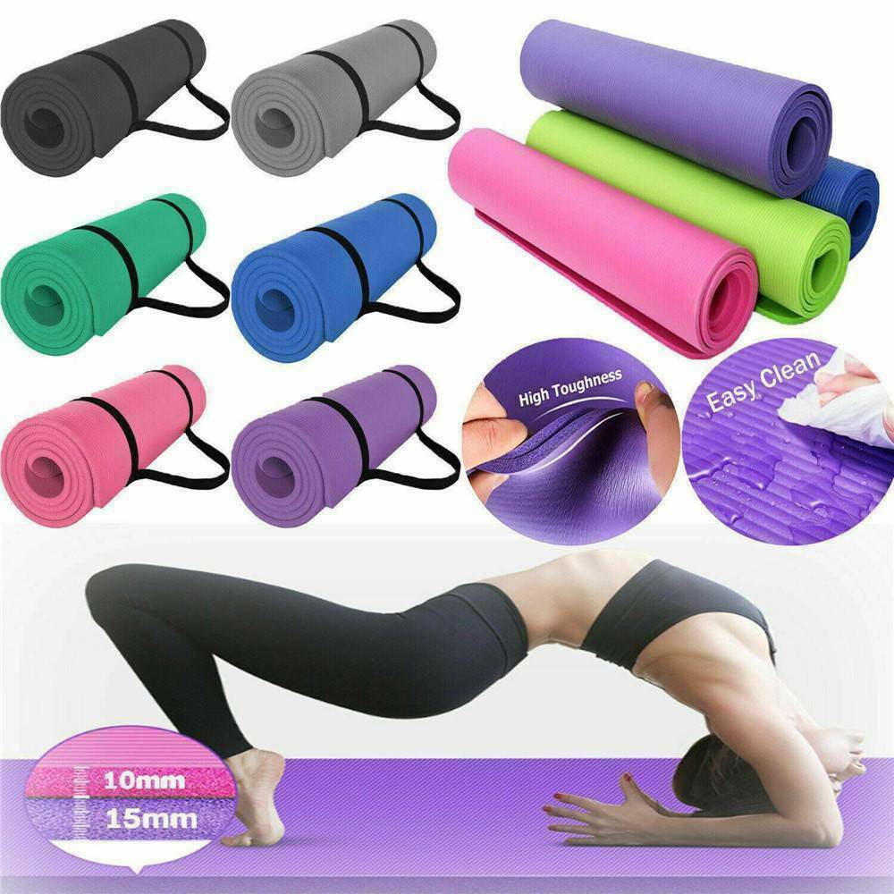 1PC TPE Yoga Mat Tasteless Anti-slip Sports Gym Pads with Position Line For Beginner Environmental Fitness Gymnastics Yoga Mats