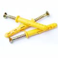 Plastic Expansion Nylon Bulge Anchor Nail with Screw