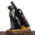 Resin Crafts Egypt Pharaoh Sagittarius Cat Sphinx Wine Rack Wine Holder Retro