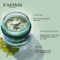 Farims face mask Blackhead Dissolving Gel Green Mud Mask Whitening Anti Wrinkle Oil Control Magic Repair Deep clean skin care