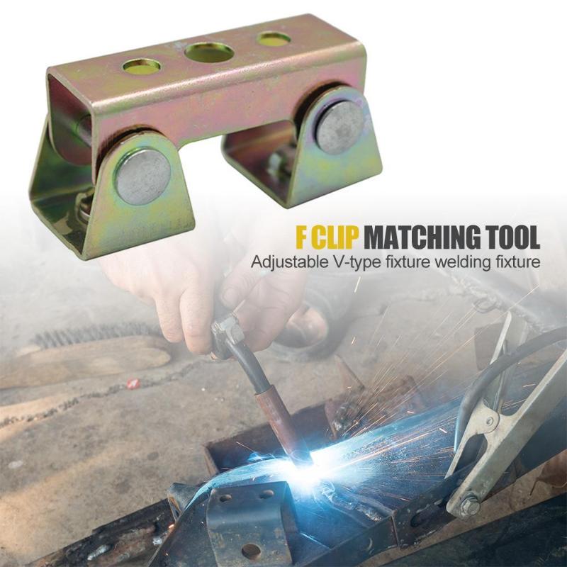 Fixture Adjustable V-shaped Magnetic Welding Holder Welding Magnetic V-pads Welding Fixture Adjustable Magnetic V-Pads Strong Ha