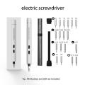 Electric Power Screwdriver Portable Cordless Magnetic Screw Driver Precision Hand Screwdriver Bit Set For Laptop PC Cellphone