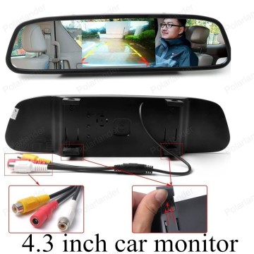 for Rear View Camera Parking digital HD video 4.3 inch LCD small display for Camera Rearview Mirror Car mirror Monitor for sale