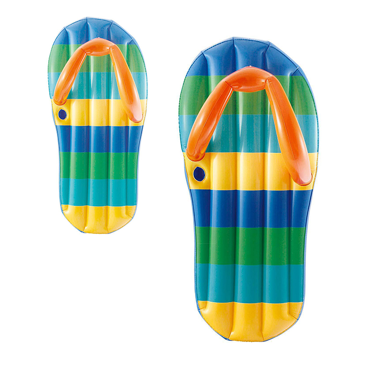 Inflatable Flip Flops Air Mattress Inflatable Floating Folding 6