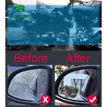 2PCS Car Rearview Mirror Protective Film Car Mirror Window Clear Film Anti Dazzle Waterproof Rainproof Anti Fog Car Sticker