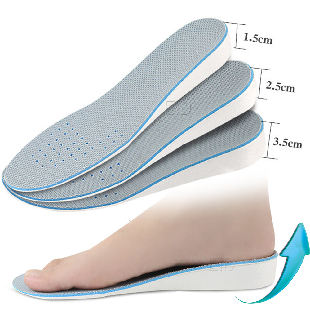 EVA Height Increase Insole for shoes women man height increasing shoes pad Inserts Care Foot Pads Comfortable soles for shoes